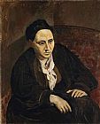 Pablo Picasso Canvas Paintings - Gertrude Stein